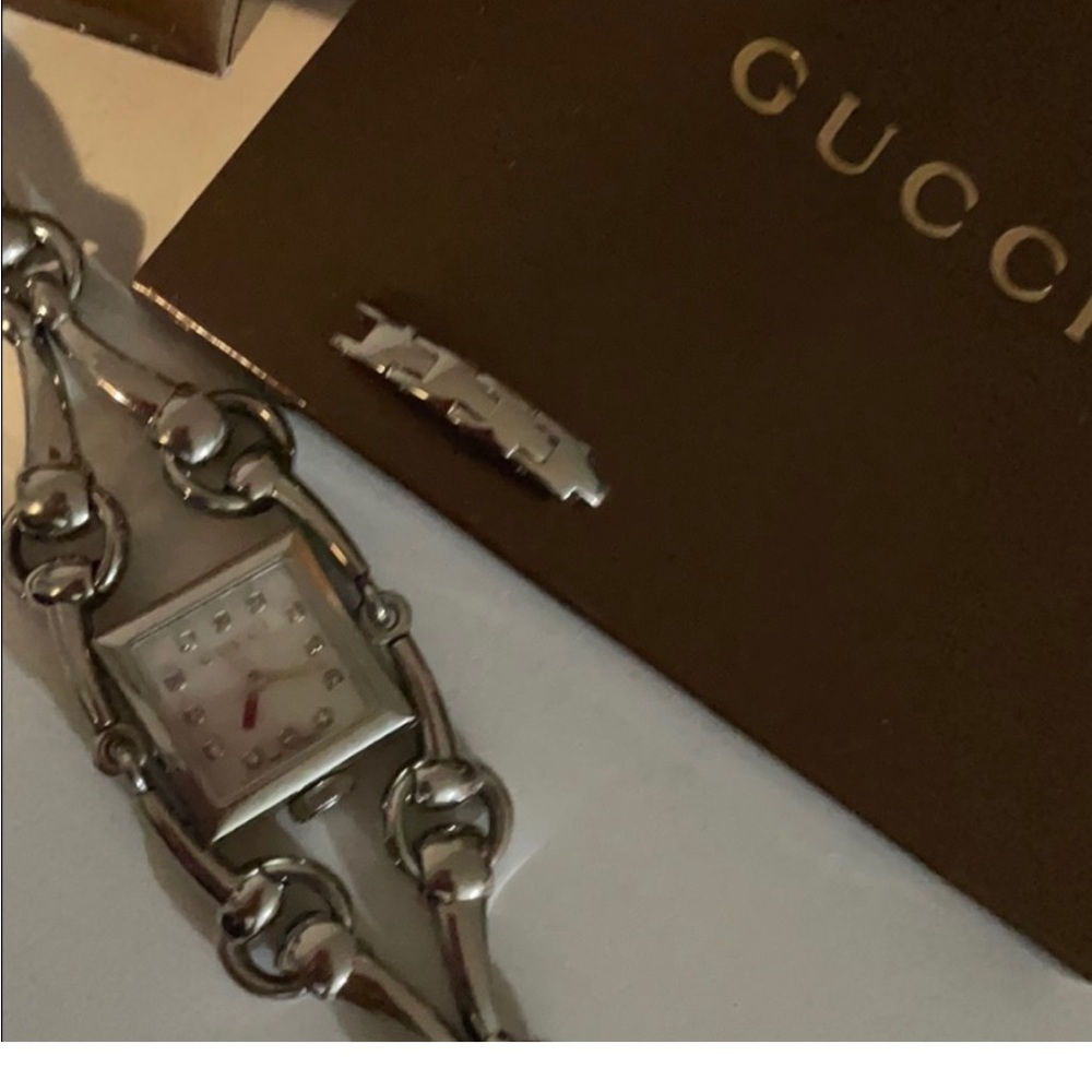Gucci Signoria Vintage ladies diamond watch - Picture 4 of 5